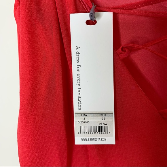 BB Dakota RSVP Strappy Maxi Dress Gown V Neck New - Picture 11 of 13